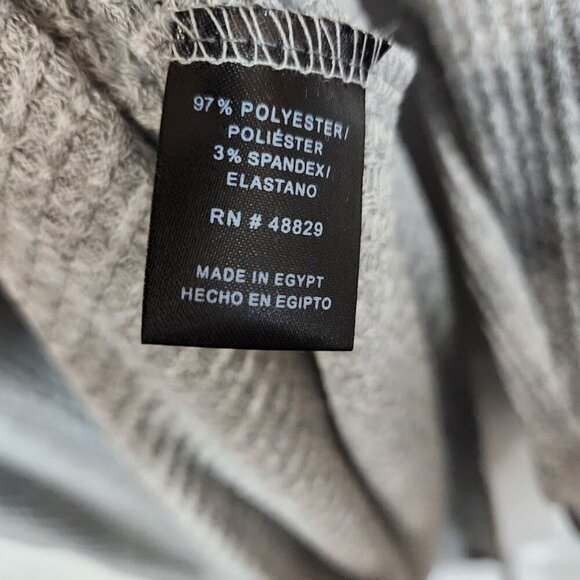 Rouge Collection Womens Plus Cowl Neck Asymmetrical Hem Tunic in Gray - Size 4X - Picture 6 of 7